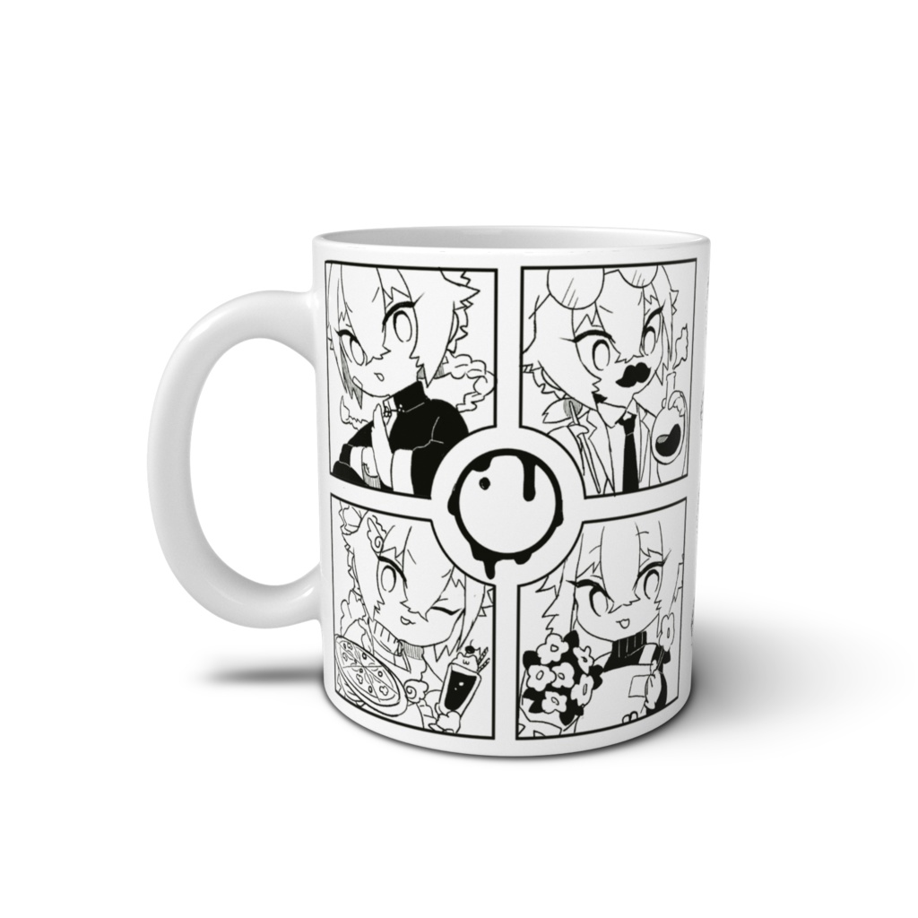 【4周年記念】ルクスの漫画風マグカップ【RUX】