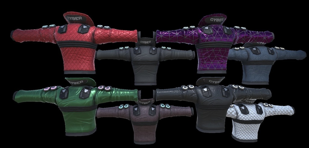 Steve's Customizable Cyber Jacket (Updated 10/11/2022)