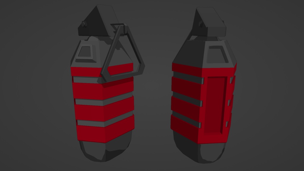 Cell Shaded F-GX Frag Grenade