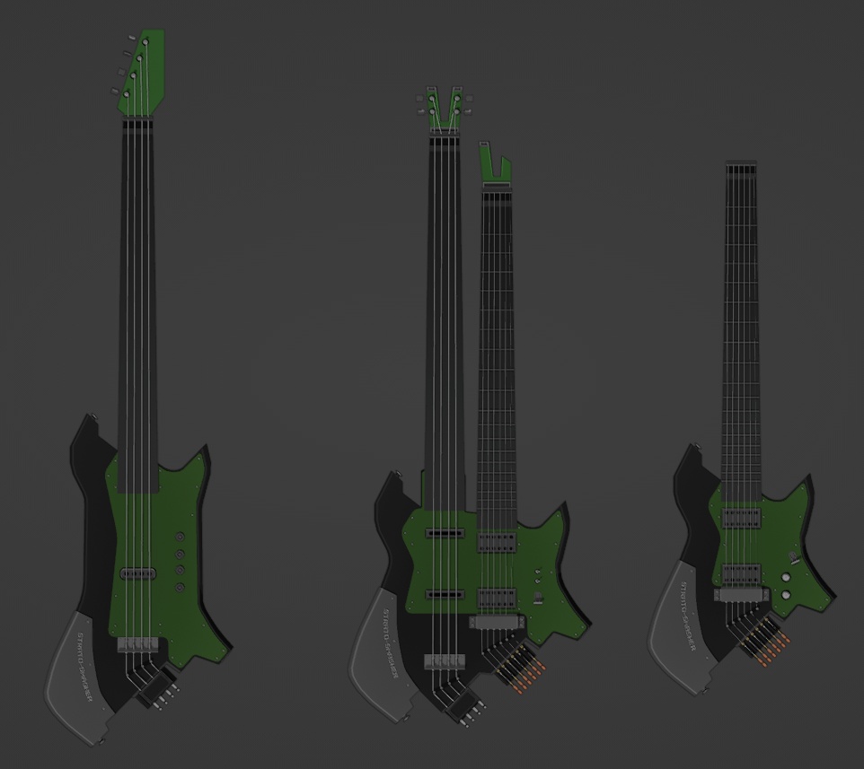 Modular Cyberpunk Guitar Sets