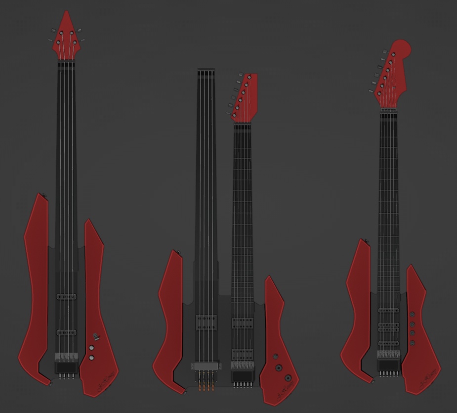 Modular Cyberpunk Guitar Sets