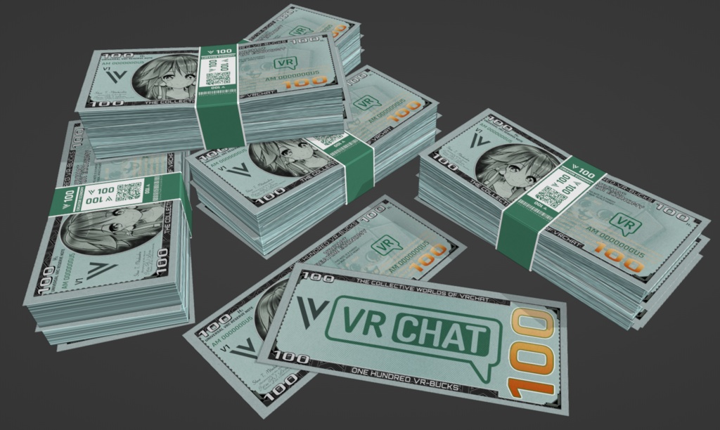 Free VR-Bucks (3D model)