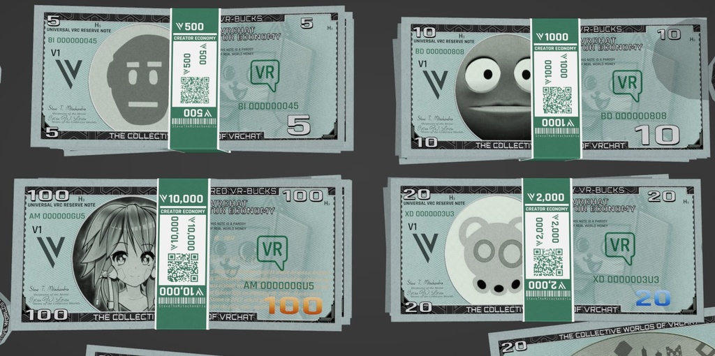 Free VR-Bucks (3D model)