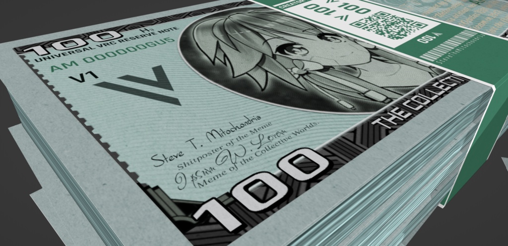 Free VR-Bucks (3D model)