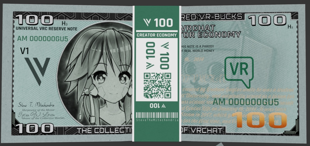 Free VR-Bucks (3D model)