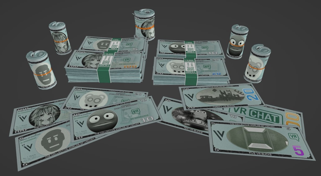 Free VR-Bucks (3D model)