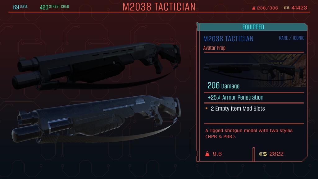 Tactician Shotgun (NPR & PBR)