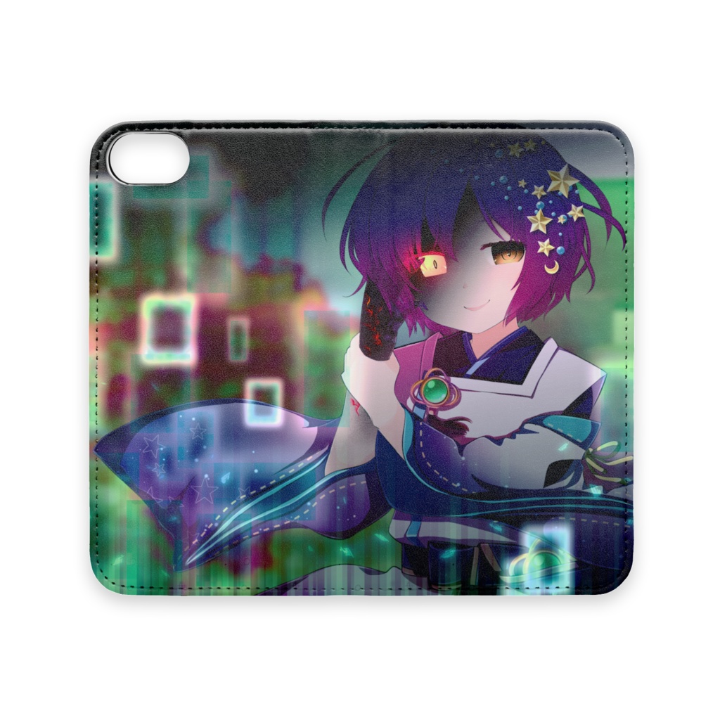 手帳型iPhoneケース(ベルトなし)ーキービジュアル1