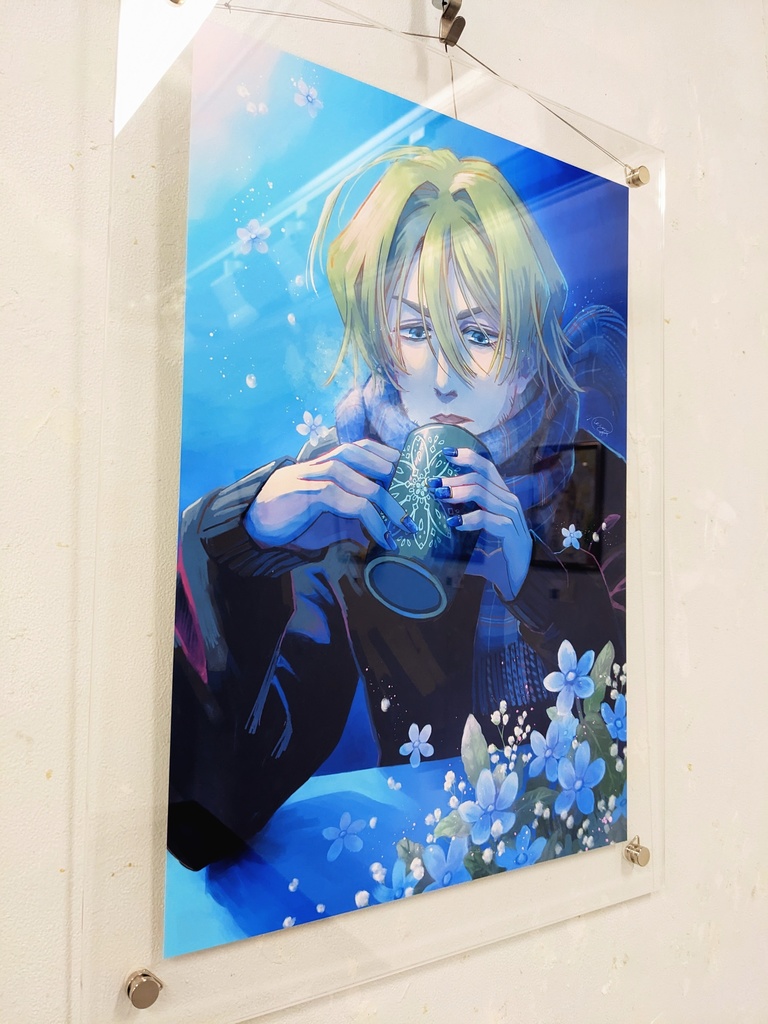 【A3•額装あり】Blue