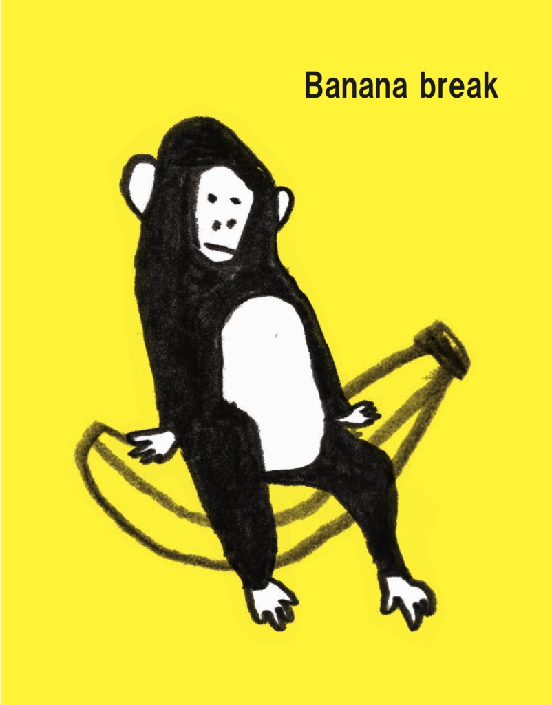 Banana break トートバッグ