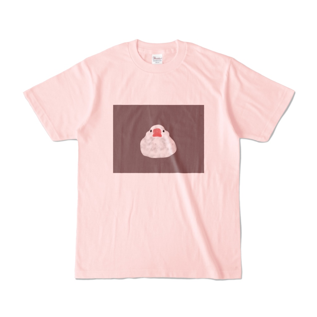 文鳥　Tシャツ（ピンク）