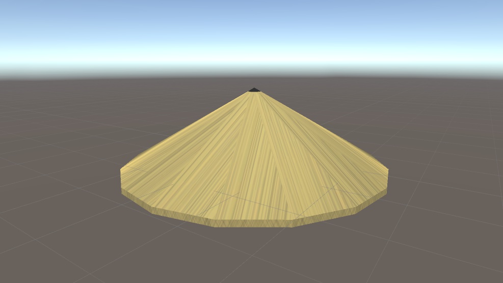 fbxモデル 笠&顎紐