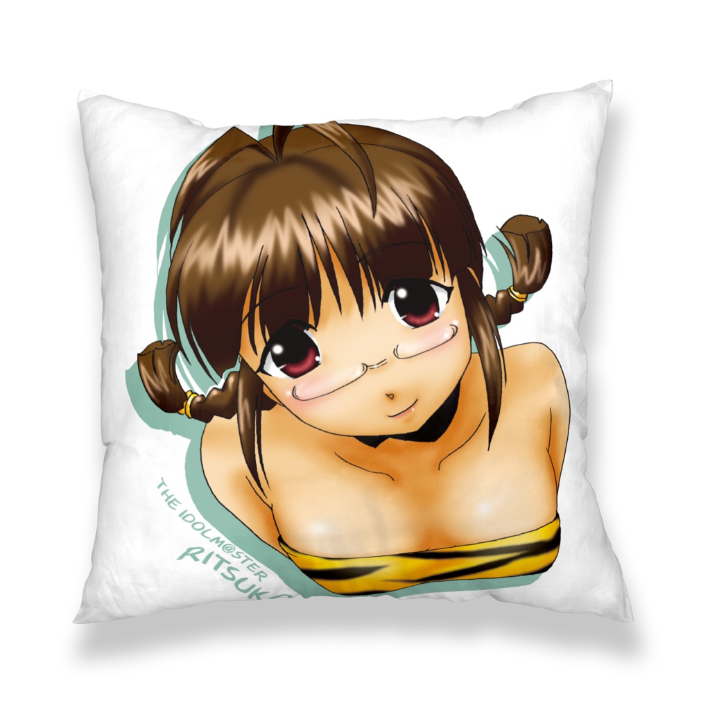 秋月律子 虎柄&マスカットプラネット クッションカバー