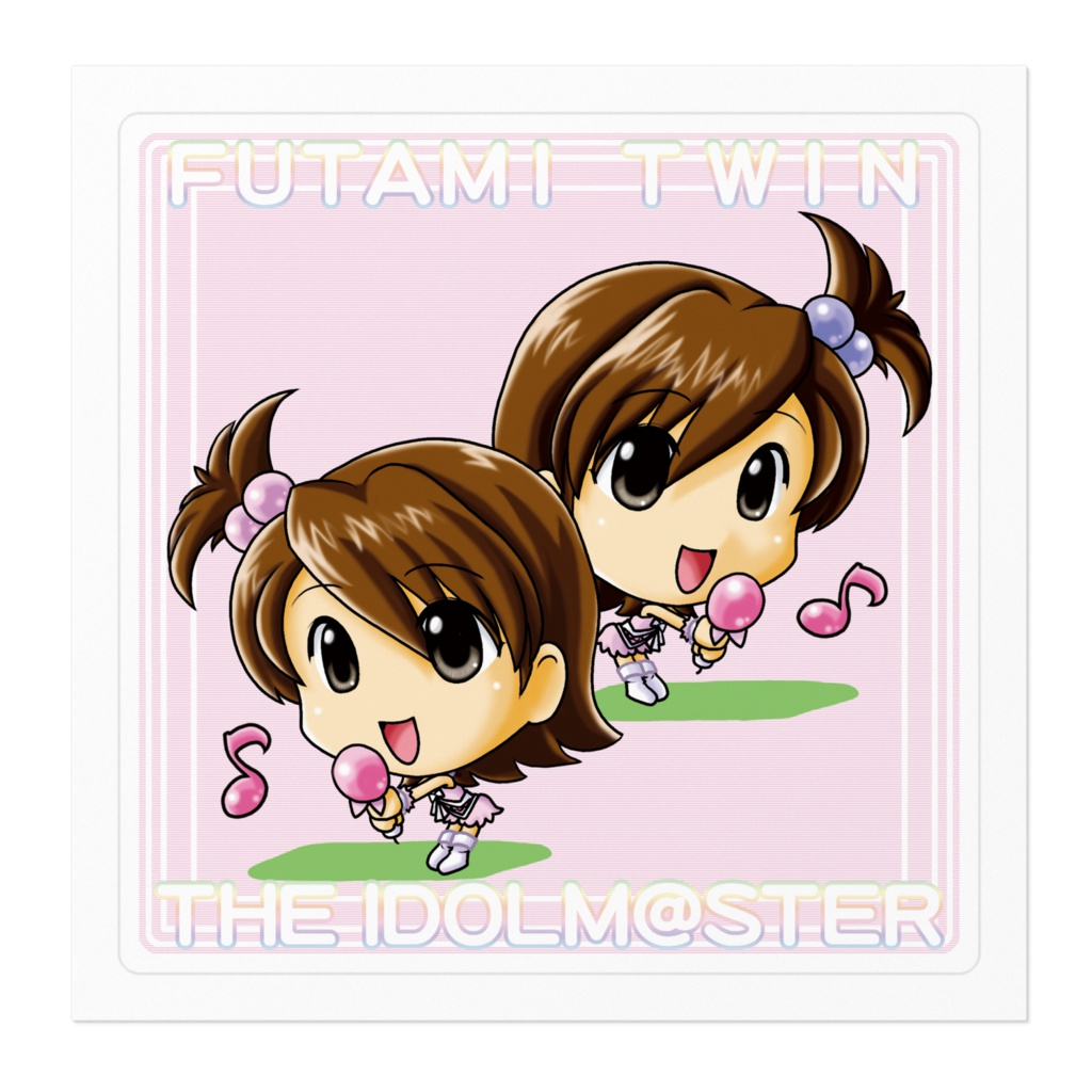 双海亜美&真美 ステッカー