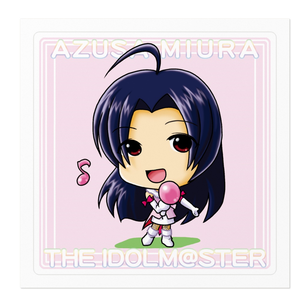 三浦あずさ ステッカー