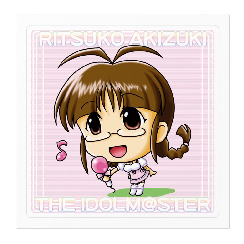 秋月律子 ステッカー