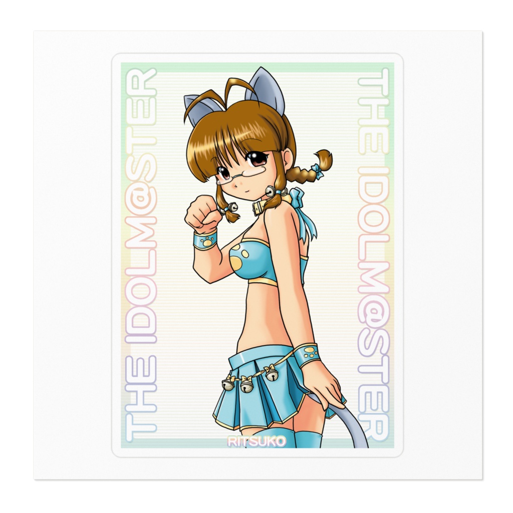 猫衣装 律子 ステッカー