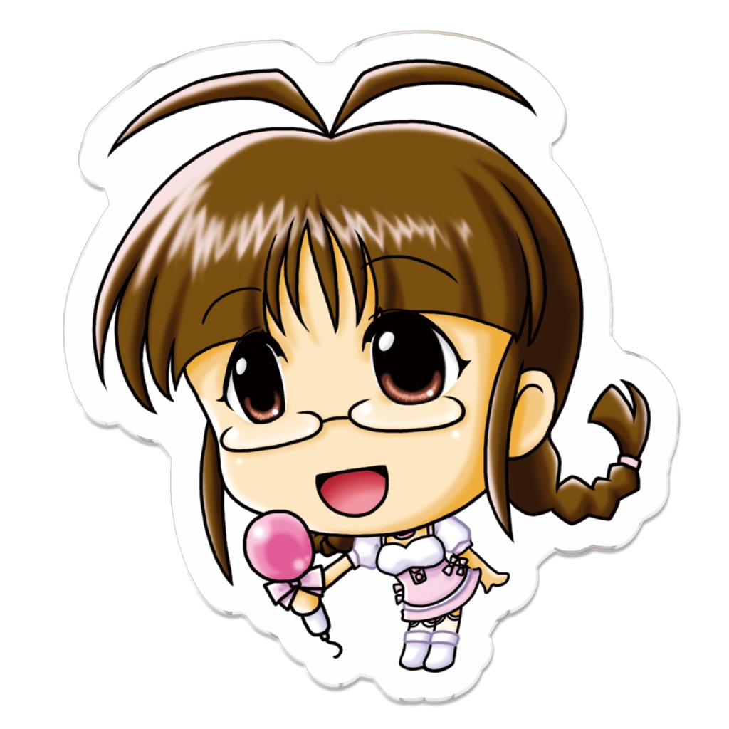 秋月律子　アクリルバッジ