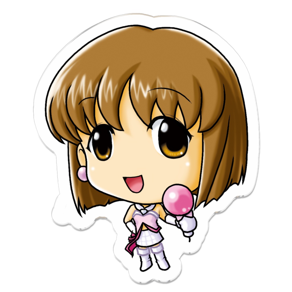 萩原雪歩　アクリルバッジ
