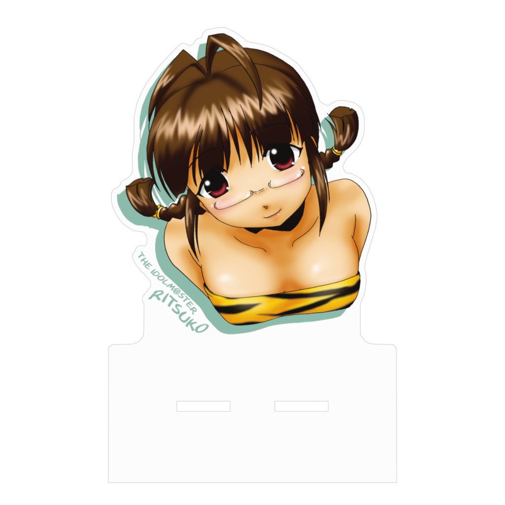 秋月律子 虎柄 アクリルスマホスタンド