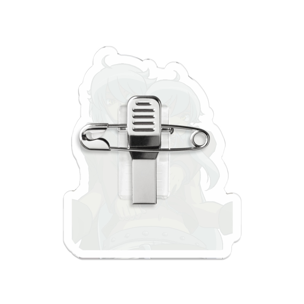 翼と本部長 アクリルバッジ