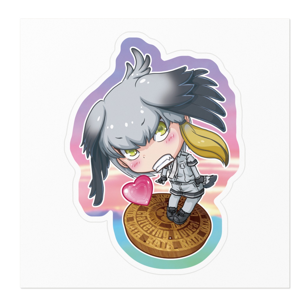 クラッタリングアピール ステッカー 背景有/背景無し