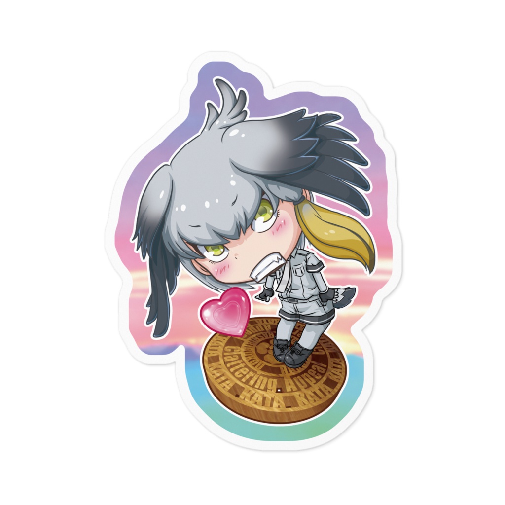 クラッタリングアピール ステッカー 背景有/背景無し