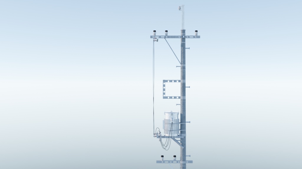 【無料】電柱の3Dモデル