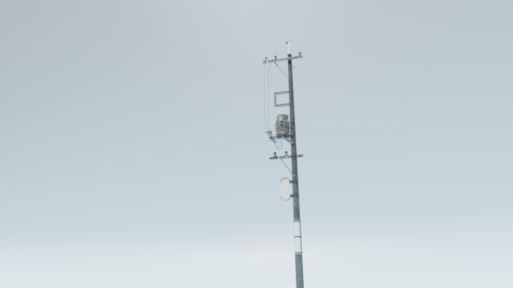 【無料】電柱の3Dモデル