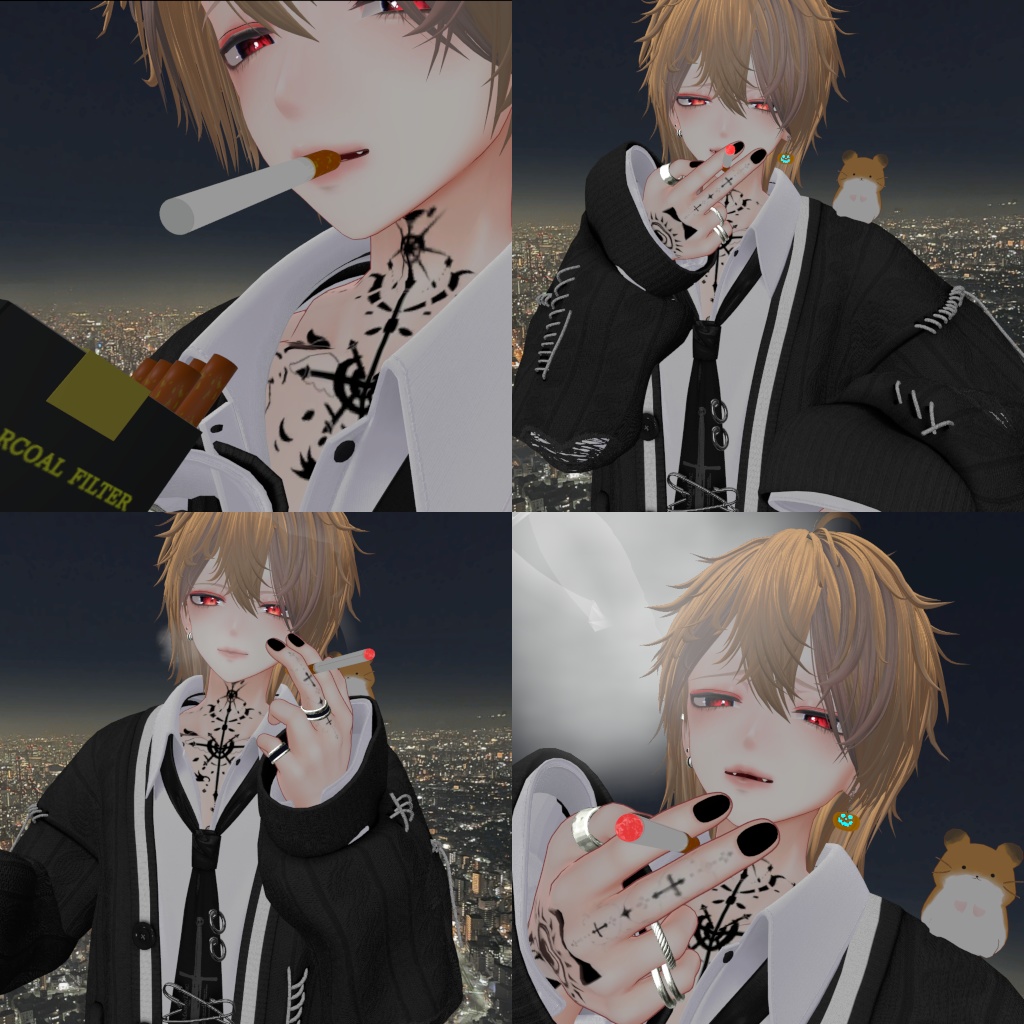 MetaSmokeたばこギミックv1.2.1_v1.3.1【Modular Avatar対応】