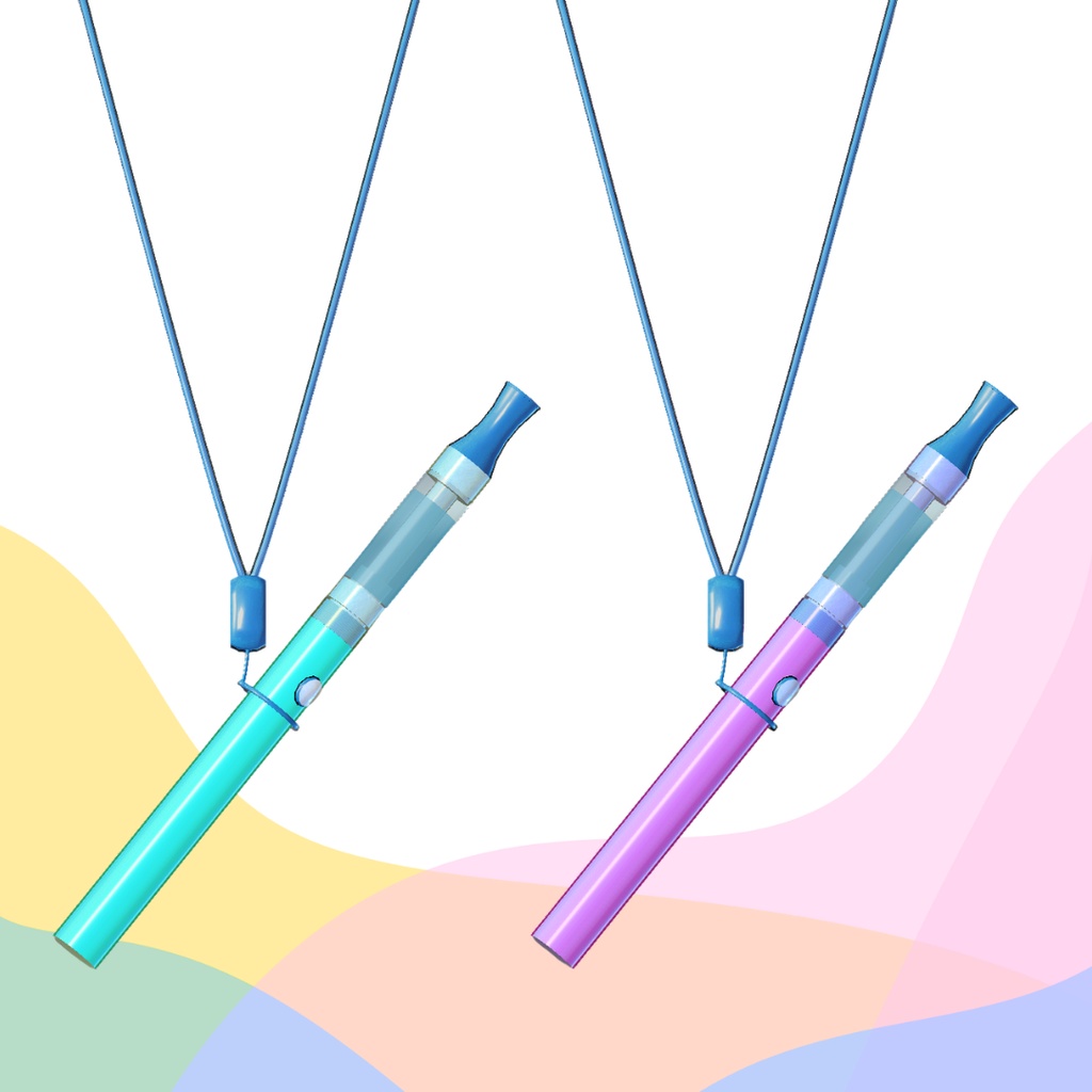 【Modular Avatar対応】NeckFlow Vape System -首掛け持ち替えVapeギミック-