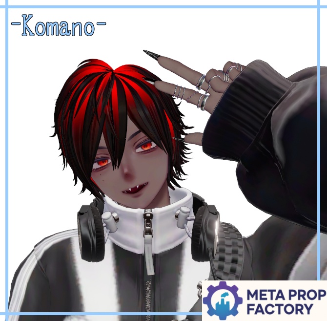 【発売記念セール中】MetaPro Y2K Hair「盛り×束感」ウルフヘア v1.0【VRChat】