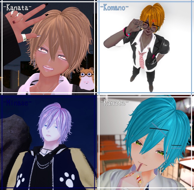 【発売記念セール中】MetaPro Y2K Hair「盛り×束感」ウルフヘア v1.0【VRChat】