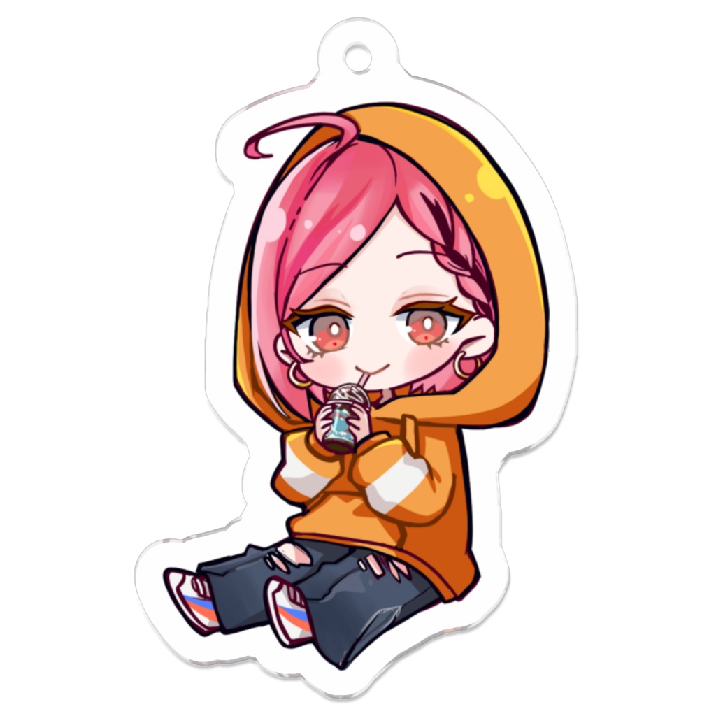 アクリルキーホルダー(オレンジ衣装)