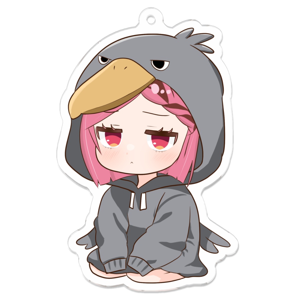 アクリルキーホルダー(ハシビロコウ)