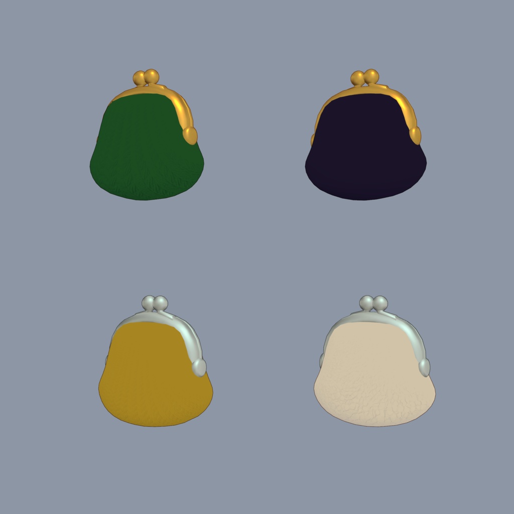 VRChat想定 ModularAvatar対応 ギミック付き すっからかんお財布(12/31 おまけ追加)