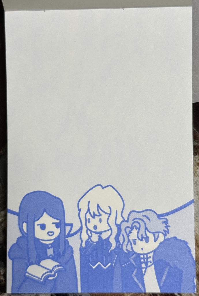 バリのおしゃべりメモパッド
