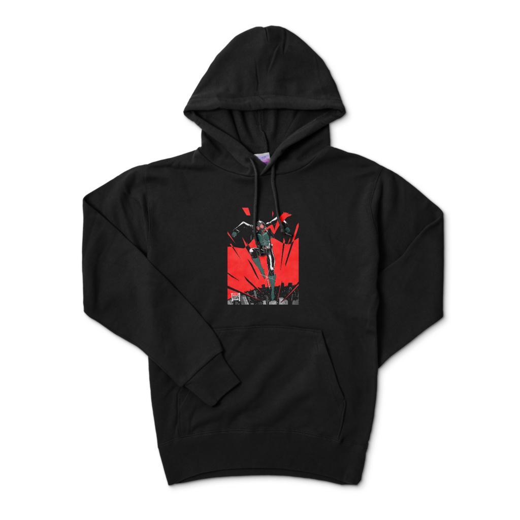 Shin Kamen Rider Printed Hoodie