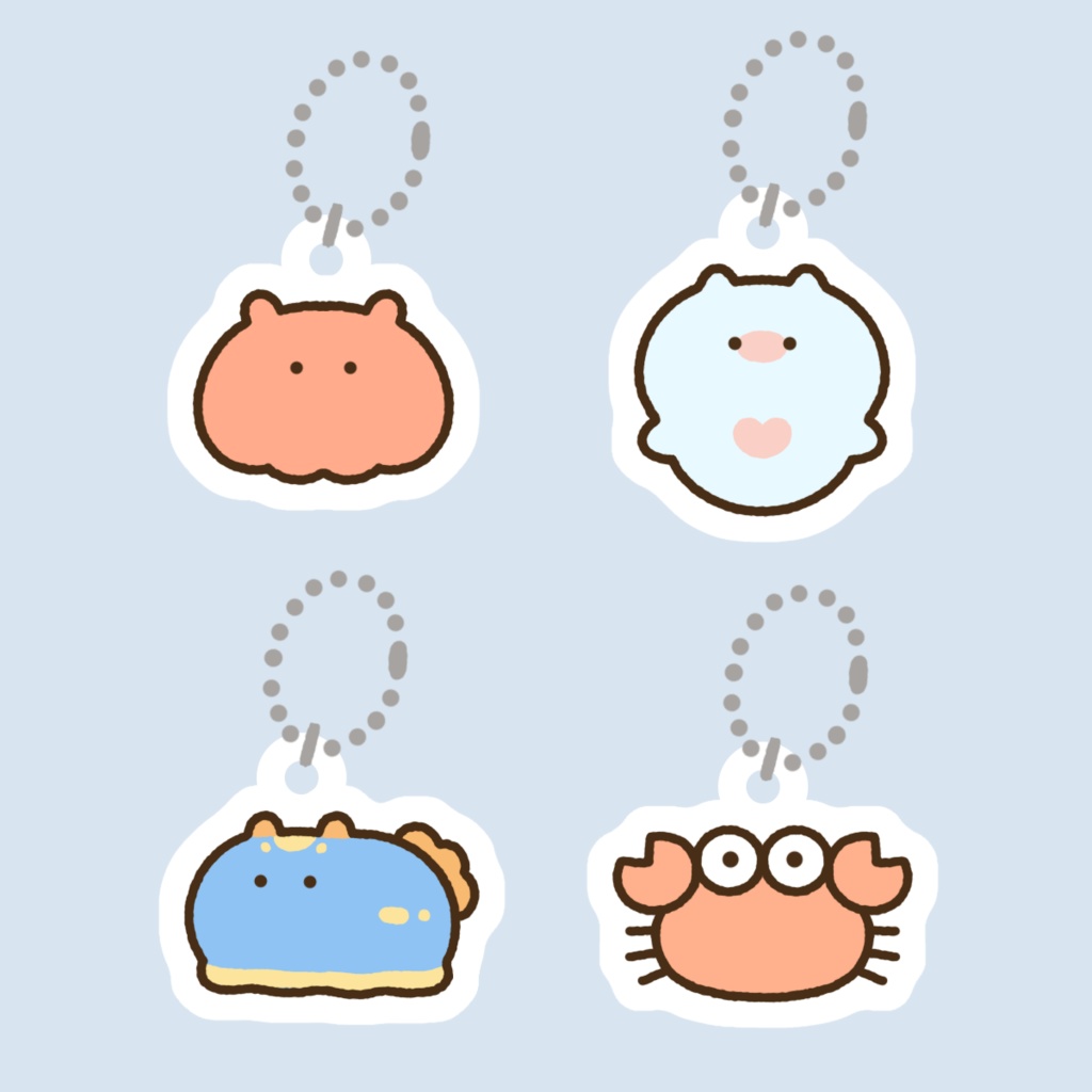 アクリルキーホルダーミニ①