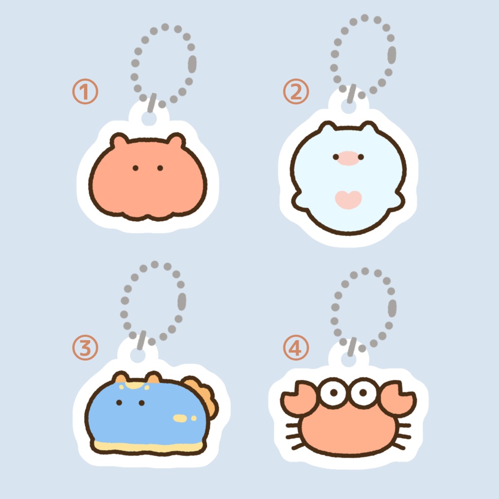 アクリルキーホルダーミニ③