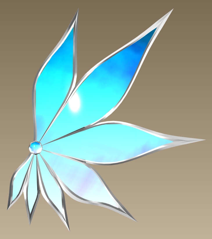 #023-羽飾り【fbx,obj】