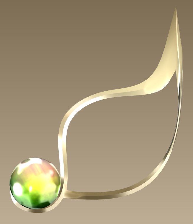 #027-玉飾り【fbx,obj】