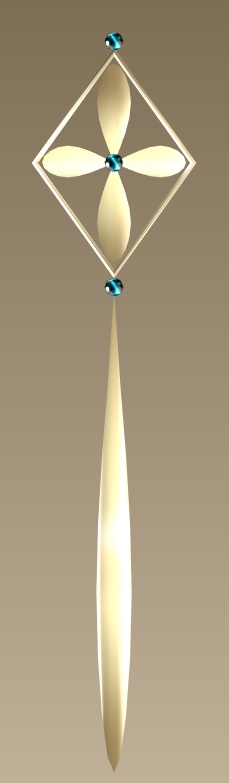 #029-花飾り【fbx,obj】