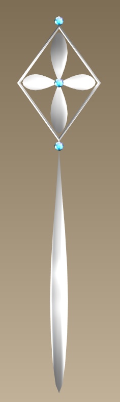 #029-花飾り【fbx,obj】