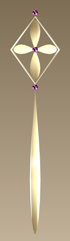 #029-花飾り【fbx,obj】