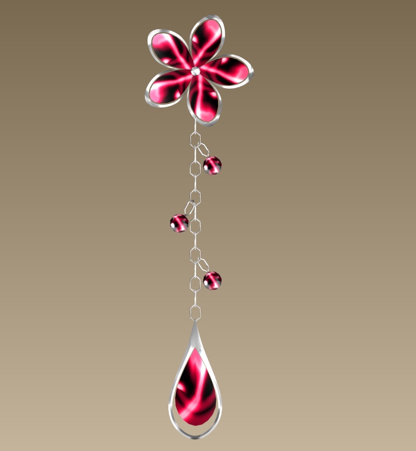 #032-花飾り【fbx,obj】