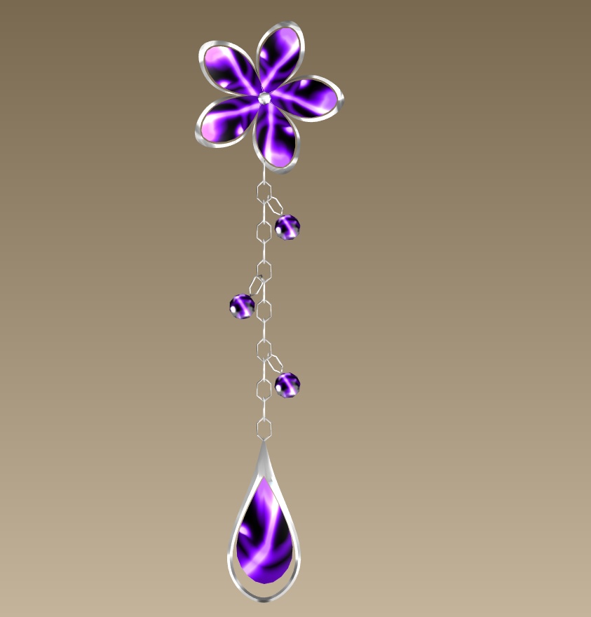 #032-花飾り【fbx,obj】