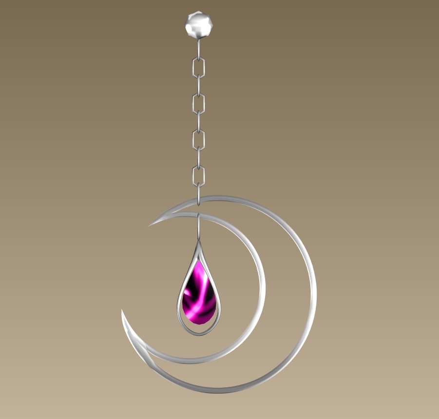 #033-月飾り【fbx,obj】