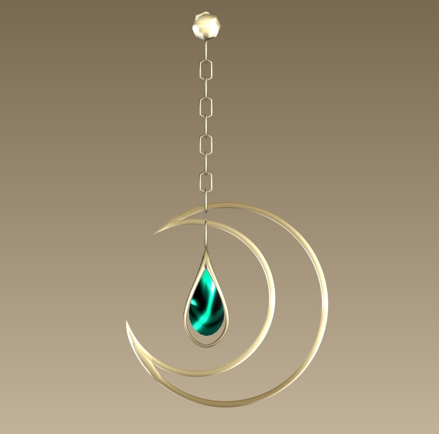 #033-月飾り【fbx,obj】