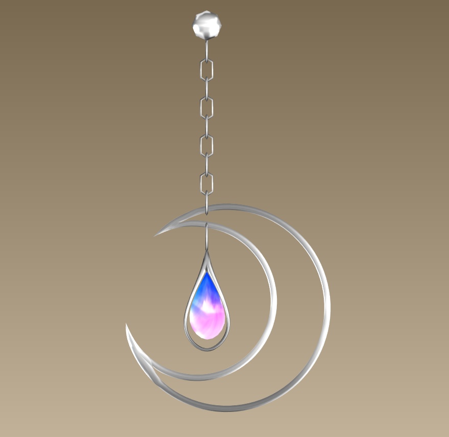 #033-月飾り【fbx,obj】